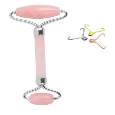 Blessfull Healing Rose Quartz Gua Sha SPA Jade Massage Roller Massager Eye Face Neck Facial Relaxation Slimming Tool