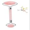 Blessfull Healing Rose Quartz Gua Sha SPA Jade Massage Roller Massager Eye Face Neck Facial Relaxation Slimming Tool view 1