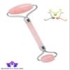 Blessfull Healing Rose Quartz Gua Sha SPA Jade Massage Roller Massager Eye Face Neck Facial Relaxation Slimming Tool view 2