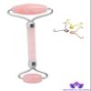 Blessfull Healing Rose Quartz Gua Sha SPA Jade Massage Roller Massager Eye Face Neck Facial Relaxation Slimming Tool view 3