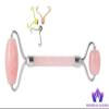 Blessfull Healing Rose Quartz Gua Sha SPA Jade Massage Roller Massager Eye Face Neck Facial Relaxation Slimming Tool view 4