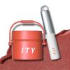 ITY Velvet Matte Finish Lip Stain-Mousse Textured Pudding Pot Lip Clay with Brush, Nude Shade, Dual-Use as Lipstick and Blush, Conceals Lip Lines, Rich Pigment, 0.21 oz (6g) in Papaya Dream view 1