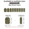 WUXEKZO Cool Camo Military Camouflage Art Nail Stickers Art - 5 PCS, Waterproof Membrane Nail Decals Nail Decals Nail Decorations for Women Girls, Pattern 902 view 2