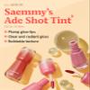 THESAEM Saemmy's Ade Shot Tint 2-Pack Set 0.2 fl.oz. - 03 Lychee Chamomile & 05 Rose Hibiscus - Korean Lip Tint Bundle Water Gel Stain - Plump Glowy Finish Buildable Radiant Gloss Duo view 2