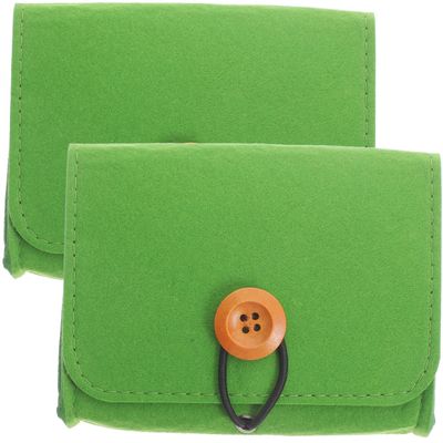 Healvian 2pcs Storage Bag Compact and Lightweight Organizer Pouch for Travel Made of Non-woven Protects Oils from Damage for Essential Enthusiasts
