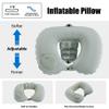 MABOZOO U-Shaped Hot Bathtub Pillow,Inflatable Spa Pillows for Hot Tub with Adjustable Button for Shower, Neck Support Headrest & Leg Pillow for Relaxation Spa Soak in Bathtub view 2
