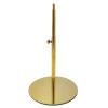 CHADWICK Mannequin Head Stand for Mannequin Head Adjustable Wig Head Stand Metal Pedestal Stand with Non-Slip Base Round Base Stand Mannquine Head Bracket Wig Hat Stand Accessory, Stainless Steel view 1
