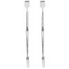 FRCOLOR, 2 PCS Black Head Remover for Face Nose Stainless Steel Double Headed Blackhead Extractor Tool view 1