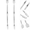 FRCOLOR, 2 PCS Black Head Remover for Face Nose Stainless Steel Double Headed Blackhead Extractor Tool view 3