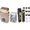 Ufree 3-Speed Electric Shavers for Bald Men, Close Shave Head Shavers with Double Foil, Professional Clippers and Trimmers Set, Cordless Clippers for Hair Cutting view 1