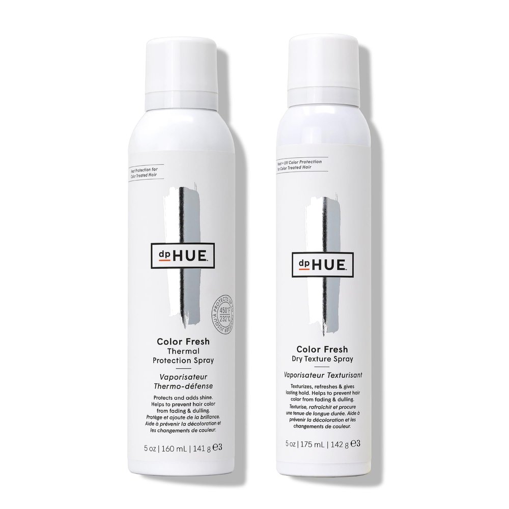 dpHUE Color Fresh Thermal Protection Spray (5 oz) + Color Fresh Dry Texture Spray (5 oz) - For All Hair Types - Color Safe