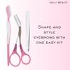About Beauty Brow Wow - 3 Eyebrow Groomers for Shaping, Grooming, and Styling, Made with Japanese Steel for Painless Removal and Shaping of Facial Hair view 2