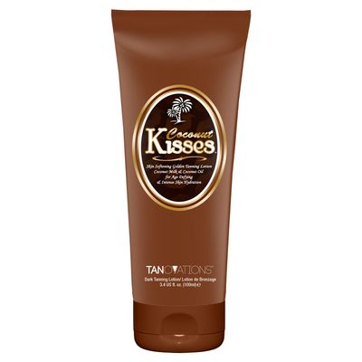 Ed Hardy Coconut Kisses Golden Tanning Lotion Cruelty Free, Gluten Free, Mineral Oil Free, DHA Free for All skin type, 3.4 oz
