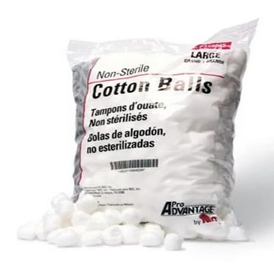 AmeriCan Goods 2000 Bulk Pack Cotton Balls Medium Size, Premium Quality 100% Pure Cottons Non-Sterile Dental Cotton Balls, Maximum Absorbency