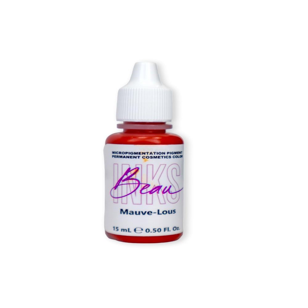 Professional Lip Pigment for Permanent Makeup (15ml) - Mauve-lous Permanent Lip Stain - Browny-Mauve Permanent Lipstick Pigment for Lip Tattoo or Liner - PMU Supplies for Stunning Lip Makeup