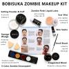 Halloween Zombie Makeup, Complete Zombie SFX Makeup Kit Set with Face Paint, Liquid Latex, Scar Wax & Fake Blood for Special Effects Make Up, Costume Cosplay Stage & Movie view 2