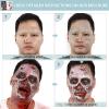 Halloween Zombie Makeup, Complete Zombie SFX Makeup Kit Set with Face Paint, Liquid Latex, Scar Wax & Fake Blood for Special Effects Make Up, Costume Cosplay Stage & Movie view 3