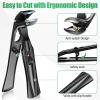 2026 Toenail Clippers for Thick Toenails for Seniors, Angled Head Large Toe Nail Clippers for Men with Wide Jaw Opening, Sharp Heavy Duty Fingernail Clipper Cutter with Catcher Long Handle view 4