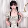 2PS Long Ponytail for Woman Boxing Braids Dreadlocks 60cm/24inch Synthetic Hair Extension (Dark brown) view 4