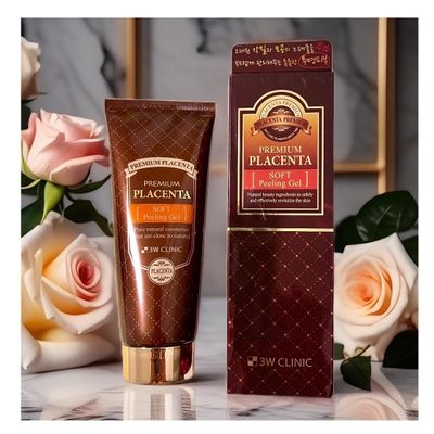 Generic 123 UBuy Shop_Korea PREMIUM PLACENTA Soft Peeling Gel 180ml. Say Goodbye Old Dead Skin Cells and Impurities in Pores! Miss Korea Official Productor., Brown
