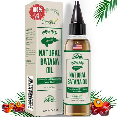 100% Organic Raw Batana Oil from Honduras for Growth, Nourishing & Strengthening All Hair Types | Dr. Sebi Hair Mask - Prevent Loss