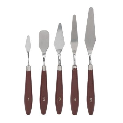 5 Pcs Wax Spatulas Multifunction Cake Icing Spatula Mixing Scraper For Decorating Baking Cosmetics Foot Care Craft Pen Body Hair Removal