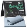 Gootaimi Blotting Paper for Oily Skin, Natural Bamboo Charcoal Blotting Paper, Oil Blotting Sheets for Face, 100 * 70MM Large Oil Absorbing Sheets Makeup Face Tissues, 200 Counts view 1