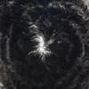 Afro Curl Toupee for Black Men Human Hair Swiss Lace Hair Units for Black Men Hair System Bleached Knot Natural Hairline African American Hairpiece 16MM Afro Wave#1B Off Black 8x10 view 4