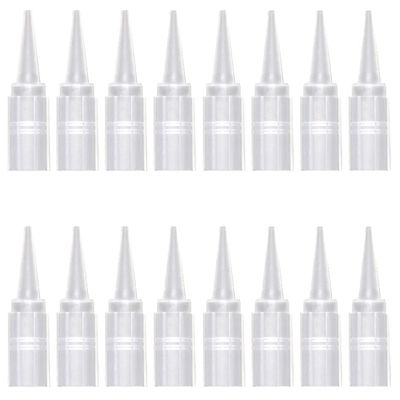 100 Pieces Tattoo Tip Tattoo Needle Tube Plastic Tattoo Needle Nozzle Tattoo Needle Cap Tattoo Needle Tip Tattoo Nozzle Tips for 1R Tattoo Needle(Clear, Large)