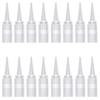 100 Pieces Tattoo Tip Tattoo Needle Tube Plastic Tattoo Needle Nozzle Tattoo Needle Cap Tattoo Needle Tip Tattoo Nozzle Tips for 1R Tattoo Needle(Clear, Large) view 1