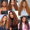 Ombre Brown Human Hair Bundles 24 26 28 Inch Deep Wave T1B/30 Bundles Human Hair Brown11A Brazilian Virgin Quick Weave Hair for Black Women view 3