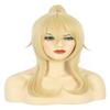 VGbeaty Lolita Blonde Long Wavy Wig with Ponytail for Women Girls Halloween Party Costume Anime Jean Cosplay Wig view 1