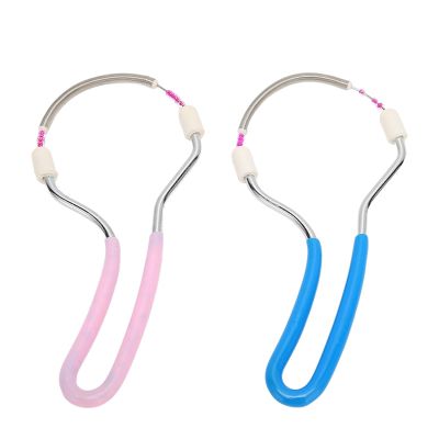 2pcs Spring Facial Hair Remover Women Portable Threading Face Epilator for Upper Lip Chin Cheeks Face Manual Epilator