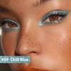 evpct 1Pcs Sky Royal Cobalt Cold Blue Color Gel Glitter Eyeliner Pencils Set for Women Waterline Waterproof Smudge Proof lapiz de ojos delineador de ojos contra el agua Eye Liner Makeup, 09# Cold Blue view 2