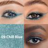 evpct 1Pcs Sky Royal Cobalt Cold Blue Color Gel Glitter Eyeliner Pencils Set for Women Waterline Waterproof Smudge Proof lapiz de ojos delineador de ojos contra el agua Eye Liner Makeup, 09# Cold Blue view 3
