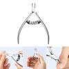 Lily Brown Stainless Steel Toenail Cuticle Nipper Dead Skin Scissor Nail Cuticle Scissors Plier Manicure Tool Nail Trimmer Professional Dead Skin Scissors Dead Skin Remover Tool view 2