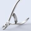 Lily Brown Stainless Steel Toenail Cuticle Nipper Dead Skin Scissor Nail Cuticle Scissors Plier Manicure Tool Nail Trimmer Professional Dead Skin Scissors Dead Skin Remover Tool view 4