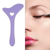 Aid Reusable Silicone Eye Makeup Tool with Cream Applicator For Drawing Eyeshadow Mascara (Violet) view 3