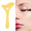 Aid Reusable Silicone Eye Makeup Tool with Cream Applicator For Drawing Eyeshadow Mascara (Yellow) view 3