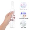 1Pc 200ml Transparent Foam Bottle with Brush Empty Plastic Foam Dispenser Bottle Refillable Foaming Bottles Soap Dispenser Pump Bottles with Gel Head Wash Brush for Cleaning Travel view 4