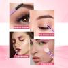 10 PCS Glitter Crystal Makeup Brush Set Cute Makeup Brushes Bling Professional Concealer Eye Shadow Eyeliner Blush Lip Blending Synthetic Brushes Tools Kit Face Cosmetics Blending Brushes for Women view 2