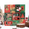 BODY & EARTH # LOVE Advent Calendar 2025 Womens Christams Gifts, Advent Beauty Calendar for Teen Girls 12 Days Countdown Calendar Hand Cream Gifts Spa Bath Sets with Body Lotion, Santa Keychain,Green view 3