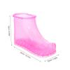 Beaupretty 2Pcs Massage Foot Bath Shoes, Foot Massager, Soaking Bath Basin, Portable Soak Tub Soaker, Spa Shoes edicure Spa for Thermal Massage Rosy view 2
