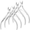 4 Packs Cuticle Nipper & Nail Trimmer, Premium Stainless Steel Cuticle Trimmer for Manicure & Pedicure at Home/Spa/Salon [Silver] view 1
