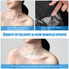 200 Sheet Disposable Neck Wrinkle Mask for Lock in Moisture Plastic Neck Mask Paper Sheets Wrapped Cling Mask Cover Film Patches Neck Tightening Mask for DIY Skin Care Moisturizing Firming view 4