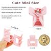 Ahoney 10Pcs Small Claw Clips for Women Girls, 1 Mini Matte Tiny Barrettes for Thin Thick Medium Hair, Cute Jaw Clips with Strong Hold and Gift Box (Colorful) view 3