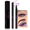 evpct 1Pcs Voilet Purple Glitter Glittering Diamond Shimmer Liquid Eyeliner Eye Makeup Pencil Set, Sparkle Shimmer Colored Eyeliner Pen Waterproof Smudge Proof Long Lasting High Pigmented 05# view 1