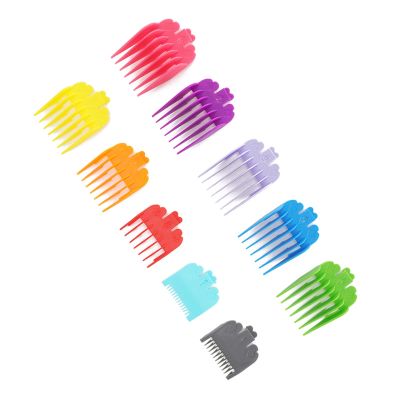 10pcs Hair Clippers Trimmer Clipper Combs, Comb Set Electric Hair Clipper Spare Parts Hairstyling Limit Combs Accessory, Hair Trimmer, Clipper Guard Combs Combs