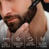 4 Pack Beard Filling Pen Kit with 4 Tips - Waterproof Beard Pencil for Men, Fill, Shape & Define with Brush - Striking Viking (Jet Black) view 2