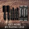 4 Pack Beard Filling Pen Kit with 4 Tips - Waterproof Beard Pencil for Men, Fill, Shape & Define with Brush - Striking Viking (Jet Black) view 4
